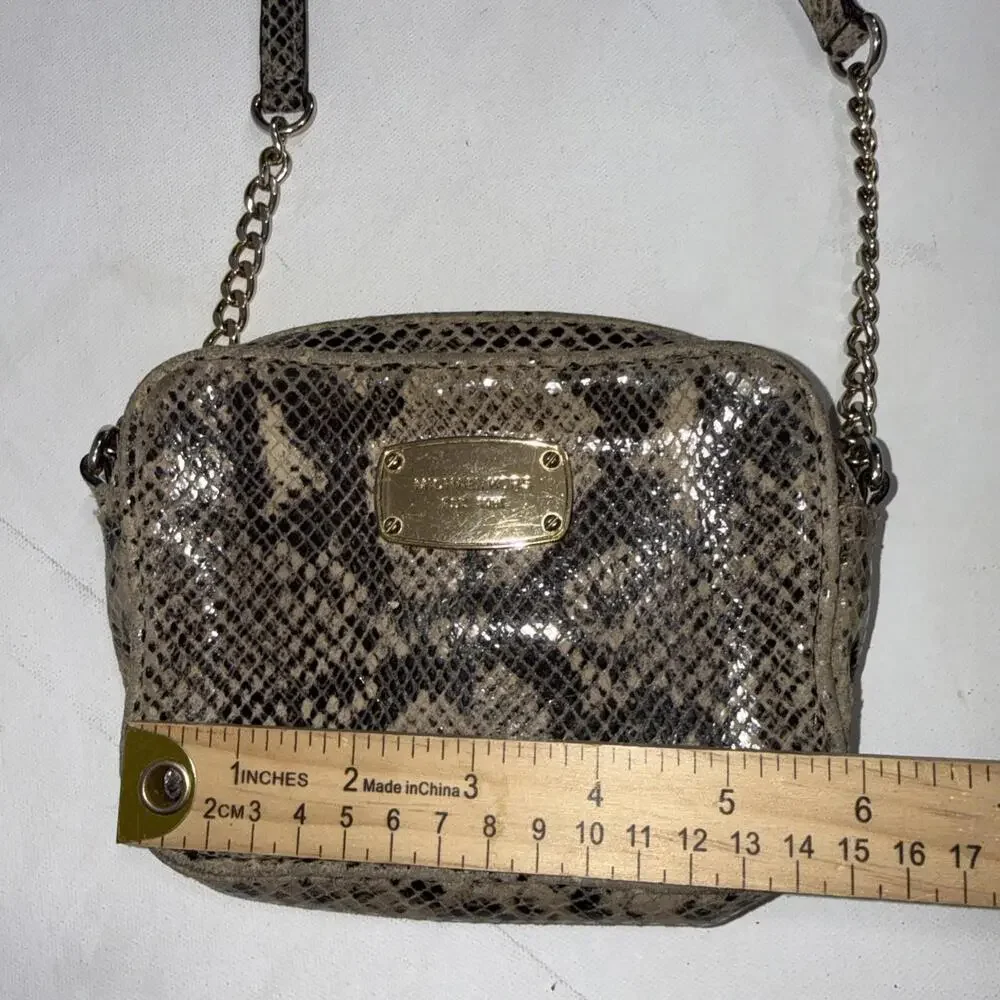 Michael Kors‎ Snakeskin Handbag/Cross body Purse Good Condition.